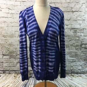 Tory Burch Dip Dye Cardigan Sweater